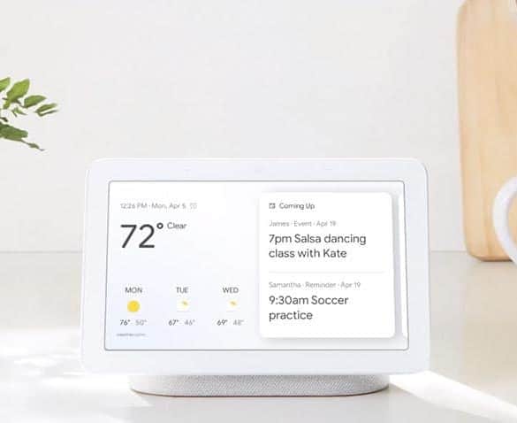 Le Home Hub, l'écran connecté de Google