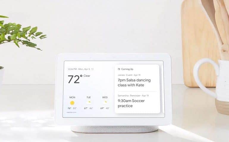 Le Home Hub, l'écran connecté de Google